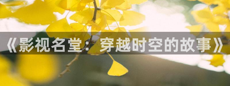 日本不卡电影在线看：《影视名堂：穿越时空的故事》